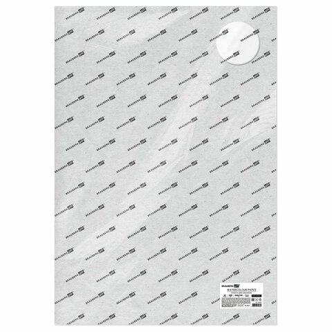 Бумага для акварели 560x760 мм Brauberg Art Premiere 10 листов, 300 г/м2 мелкое зерно 113237 , 